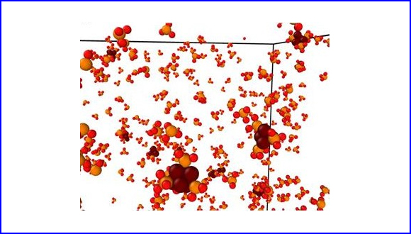 The effect of ligands on the size distribution of copper nanoclusters: Insights from molecular dynamics simulations